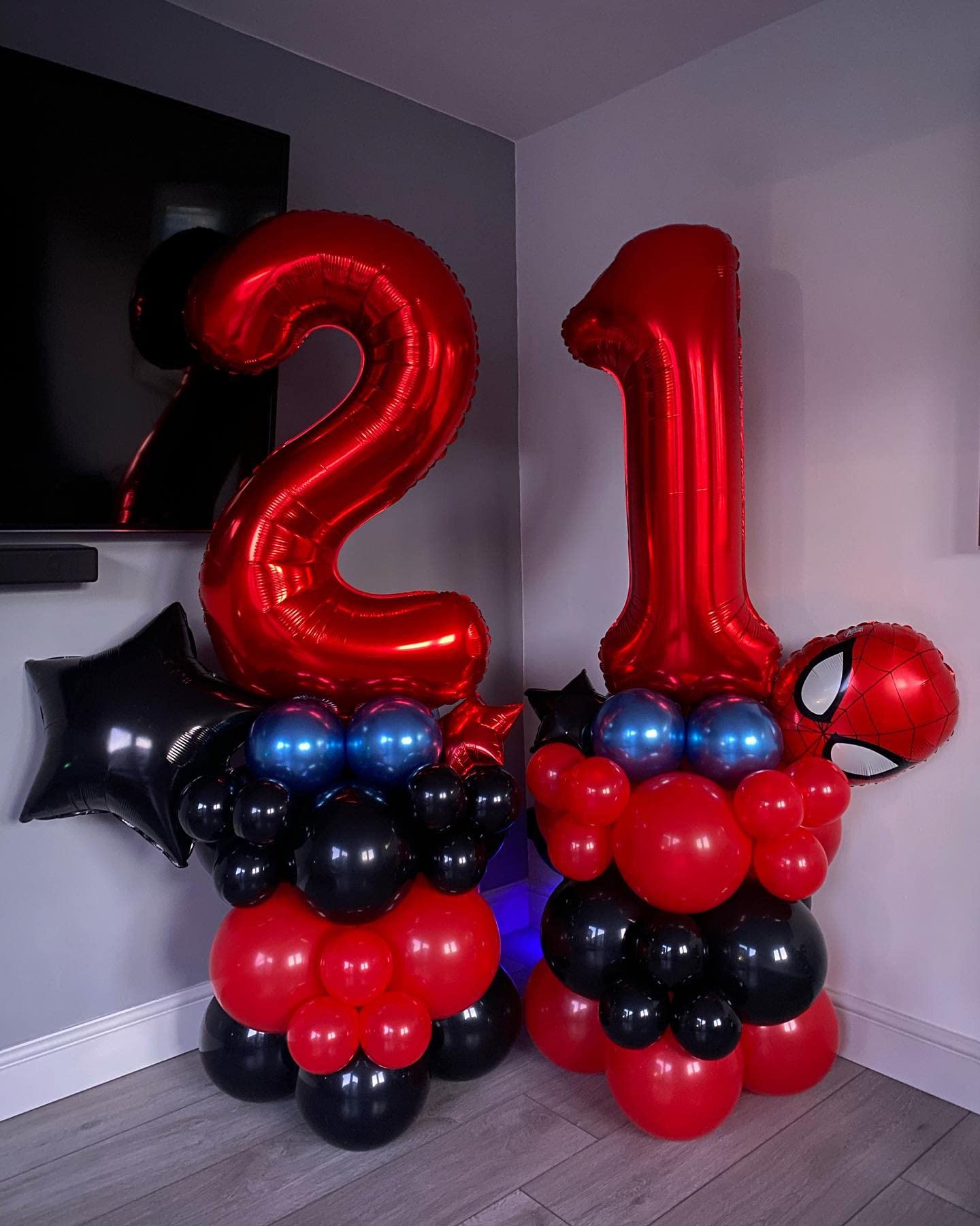 Amazon.com: 40 Inch Red Number 21 or 12 Balloons Giant 12 Balloons